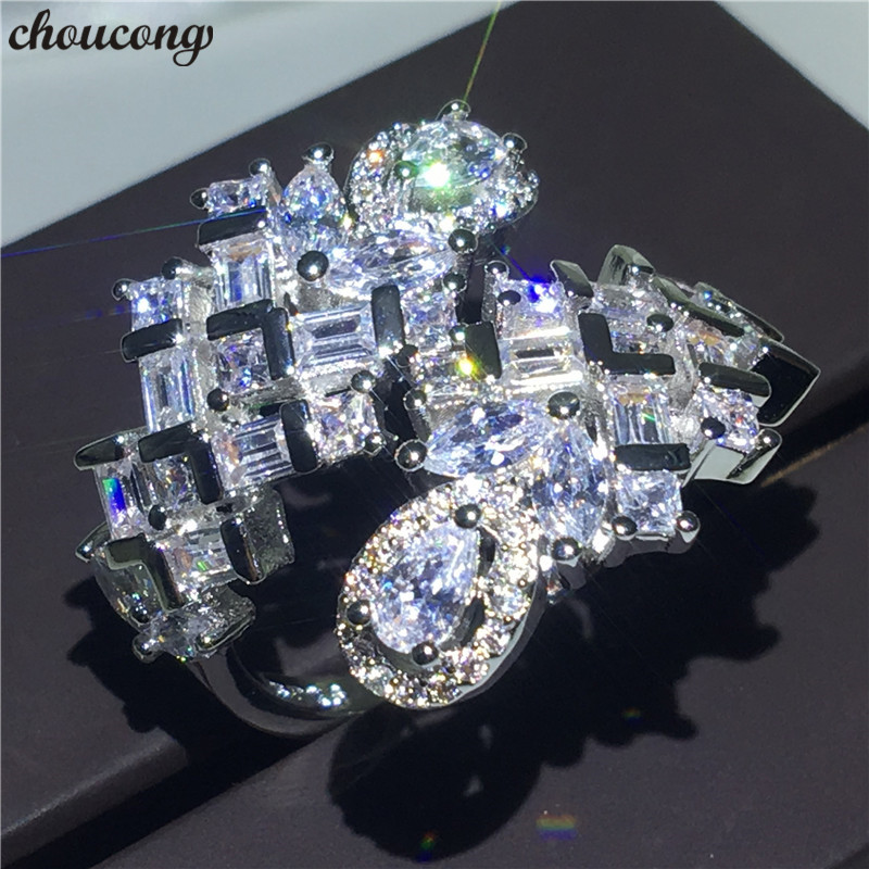 choucong Unique Flower Promise Ring 925 Sterling Silver 5A cz Party Wedding Band Rings For Women Bridal journey Jewelry Gift
choucong Unique Flower Promise Ring 925 Sterling Silver 5A cz Party Wedding Band Rings For Women Bridal journey Jewelry Gift