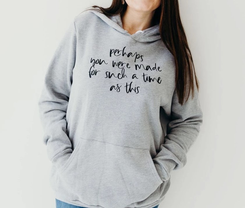 Perhaps You Were Made for Such a Time as This hoody sweatshirts fashion Casual hoodies letter printing tops cotton winter sweats, Orange-black txt
Perhaps You Were Made for Such a Time as This hoody sweatshirts fashion Casual hoodies letter printing tops cotton winter sweats, Orange-black txt