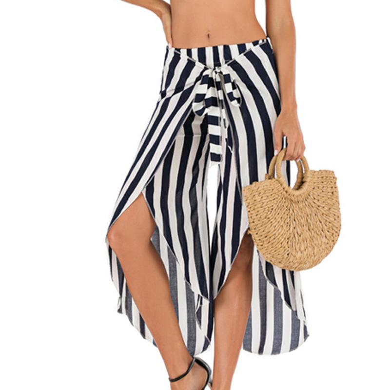 Split striped lady wide leg pants women Summer beach high waist trousers Chic streetwear sash casual pants capris female#J30, Black
Split striped lady wide leg pants women Summer beach high waist trousers Chic streetwear sash casual pants capris female#J30, Black