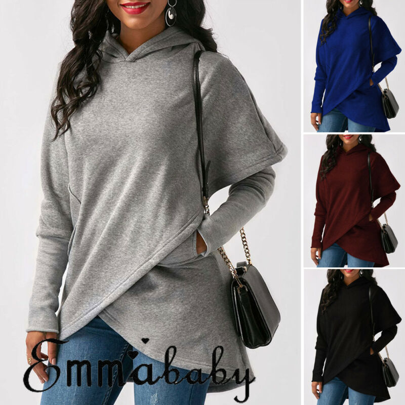 Fashion Spring Women Shirt Casual Long Sleeve Hoodie Loose Hooded Jumper Coat Pullover Tops Streetwear, Black
Fashion Spring Women Shirt Casual Long Sleeve Hoodie Loose Hooded Jumper Coat Pullover Tops Streetwear, Black