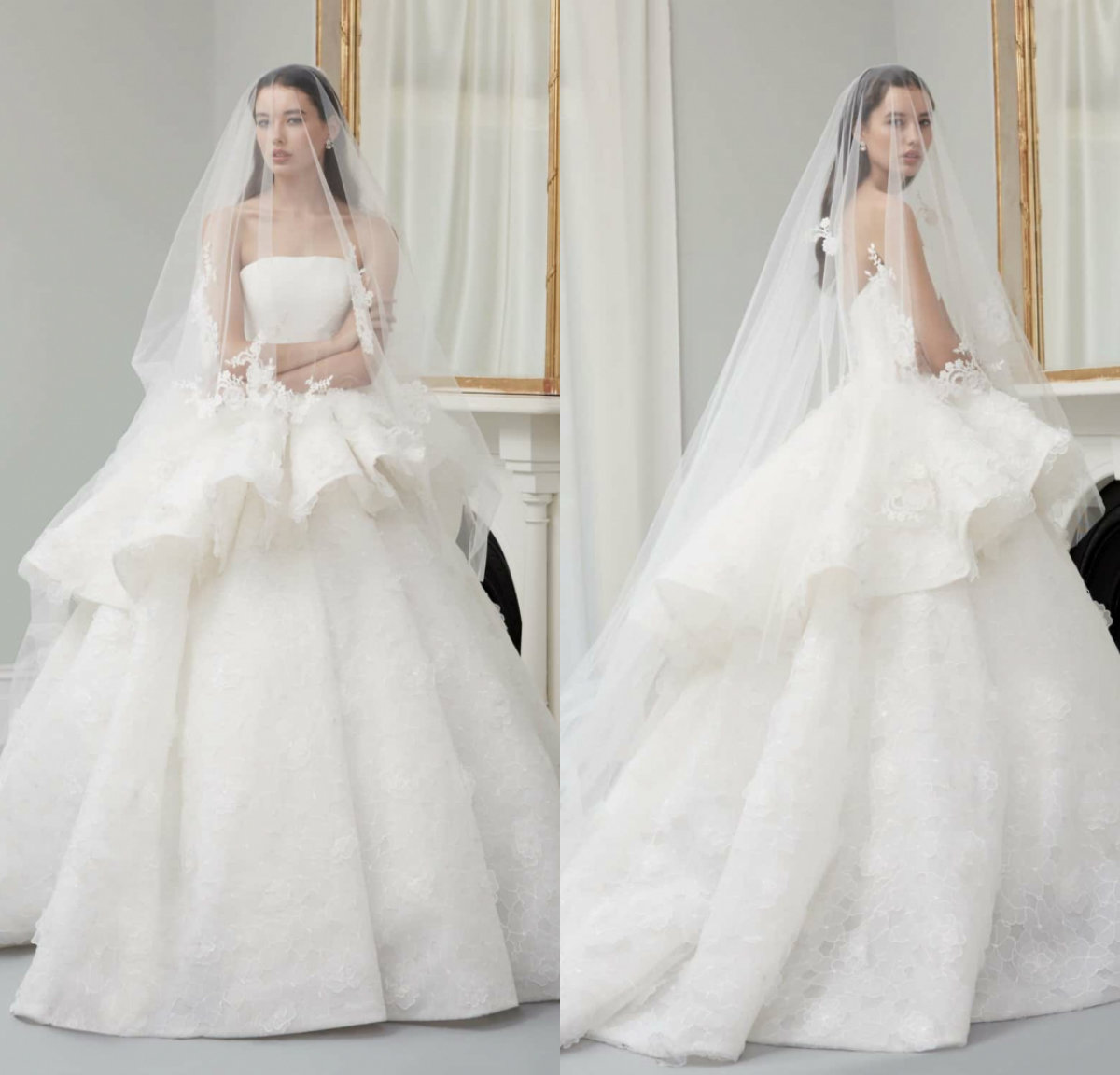 2019 Steven Khalil Country Wedding Dresses Tiered Skirts A Line Lace Appliques Lace Up Back Sweetheart Beach Wedding Dress Custom Made