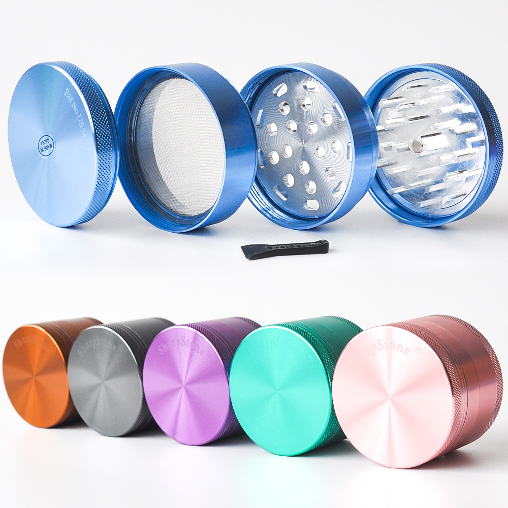 Aluminium Alloy Herb Grinders Tobacco Grinders SharpStone 4 parts Metal Tobacco Grinder cnc teeth filter net dry herb free shipping
Aluminium Alloy Herb Grinders Tobacco Grinders SharpStone 4 parts Metal Tobacco Grinder cnc teeth filter net dry herb free shipping