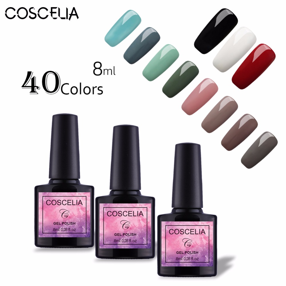 Nail Art Kits Colors Gel Polish For Nails Semi Permanent Soak Off Varnish UV Set