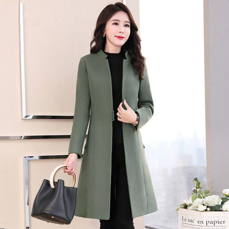 2019 New Autumn Winter Women Fashion Slim Midi Wool Blend Coat Female Elegant Single Breasted Woolen Outwear Manteau Femme R289, Ya ma hui
2019 New Autumn Winter Women Fashion Slim Midi Wool Blend Coat Female Elegant Single Breasted Woolen Outwear Manteau Femme R289, Ya ma hui