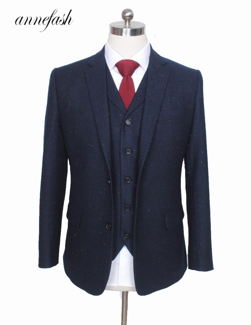 Custom Made Retro melange color spot copper navy woolen tweed suit British style Mens suit slim fit Blazer wedding suit 3pcs CJ191210, 52 light grey
Custom Made Retro melange color spot copper navy woolen tweed suit British style Mens suit slim fit Blazer wedding suit 3pcs CJ191210, 52 light grey