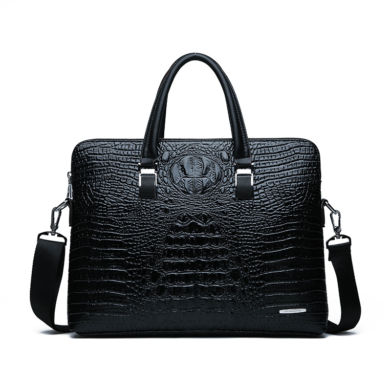 Mens Leather Business Briefcase Alligator Male Fashion Shoulder Bags Messenger Bag Boy Casual Tote Computer от DHgate WW