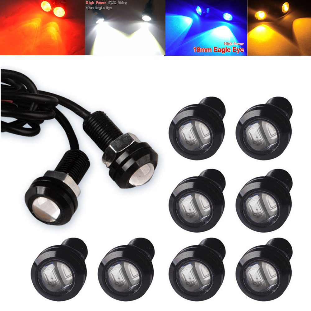 10x 9W 18mm Car Fog Reverse Light 2 LED 2LED Eagle Eye White Red Light Daytime Running Tail Backup Light Car Motor
10x 9W 18mm Car Fog Reverse Light 2 LED 2LED Eagle Eye White Red Light Daytime Running Tail Backup Light Car Motor