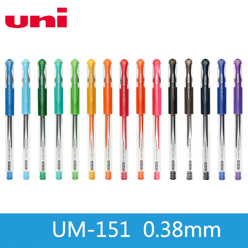 12 Pcs/Lot UNI UM-151 Water-based Ball-point Pen 0.38mm Color Gel Pen Double-ball Head Writing Smooth Multi-color
12 Pcs/Lot UNI UM-151 Water-based Ball-point Pen 0.38mm Color Gel Pen Double-ball Head Writing Smooth Multi-color