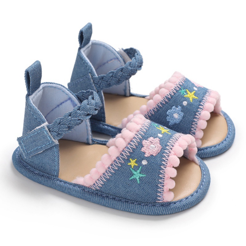 Baby Girl Sandals Summer Baby Girl Shoes Cotton Canvas Print Sandals Newborn Shoes Playtoday Beach, Black
Baby Girl Sandals Summer Baby Girl Shoes Cotton Canvas Print Sandals Newborn Shoes Playtoday Beach, Black