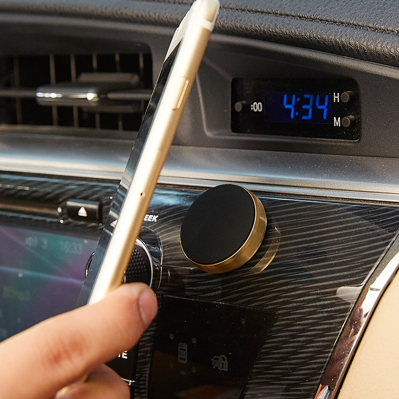 Universal Mini Air Vent Magnetic Mount Mobile Phone Holder Magnet Handfree Car Metal Stand Holders for Samsung