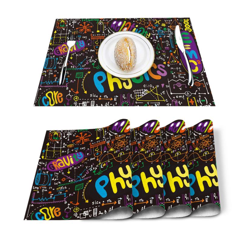 Physics Science Academic Algebra Formula Printed Cotton Linen Kitchen Placemat Dining Table Mat Pads Cup Mats Home Decor
Physics Science Academic Algebra Formula Printed Cotton Linen Kitchen Placemat Dining Table Mat Pads Cup Mats Home Decor