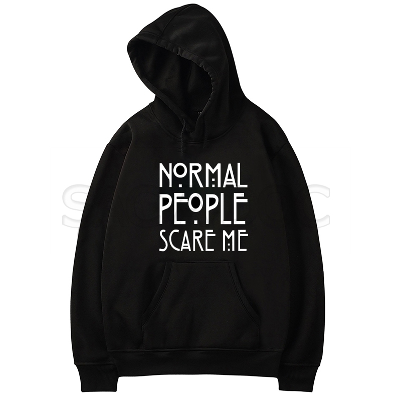 Normal People Scare Me Women Men Hoodies Hip Hop Sweatshirt American Horror Story Print Tracksuit Autumn Winter Outwear Hooded C19040401, Us1
Normal People Scare Me Women Men Hoodies Hip Hop Sweatshirt American Horror Story Print Tracksuit Autumn Winter Outwear Hooded C19040401, Us1