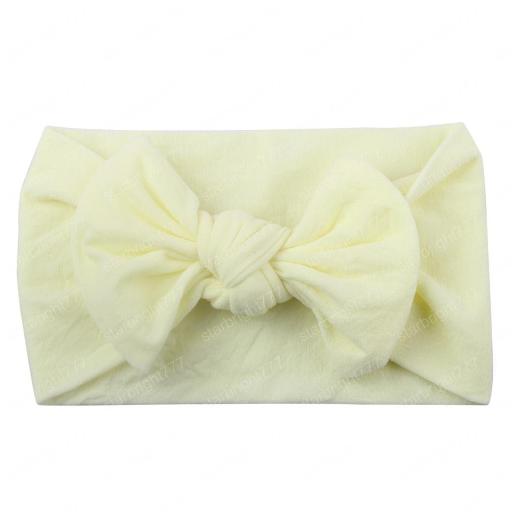 2020 new hair bows hairbands Newborn Infant Soft Nylon Headbands Hair Accessories for Girls Kids Toddler Childrens Head Wrap