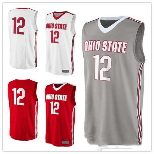 2019 custom made #12 Ohio State Buckeyes College man women youth basketball jerseys size S-5XL any name number, Black;red
2019 custom made #12 Ohio State Buckeyes College man women youth basketball jerseys size S-5XL any name number, Black;red