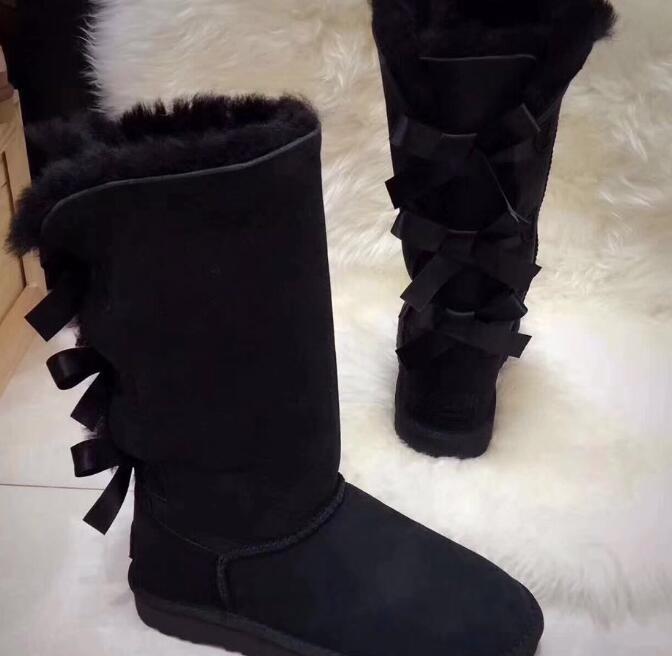 New Christmas Classic Tall Winter Boots Black Tan Real Leather Bailey Bowknot Women's Bailey Bow Snow Boots Shoes Boot US 5-14
New Christmas Classic Tall Winter Boots Black Tan Real Leather Bailey Bowknot Women's Bailey Bow Snow Boots Shoes Boot US 5-14