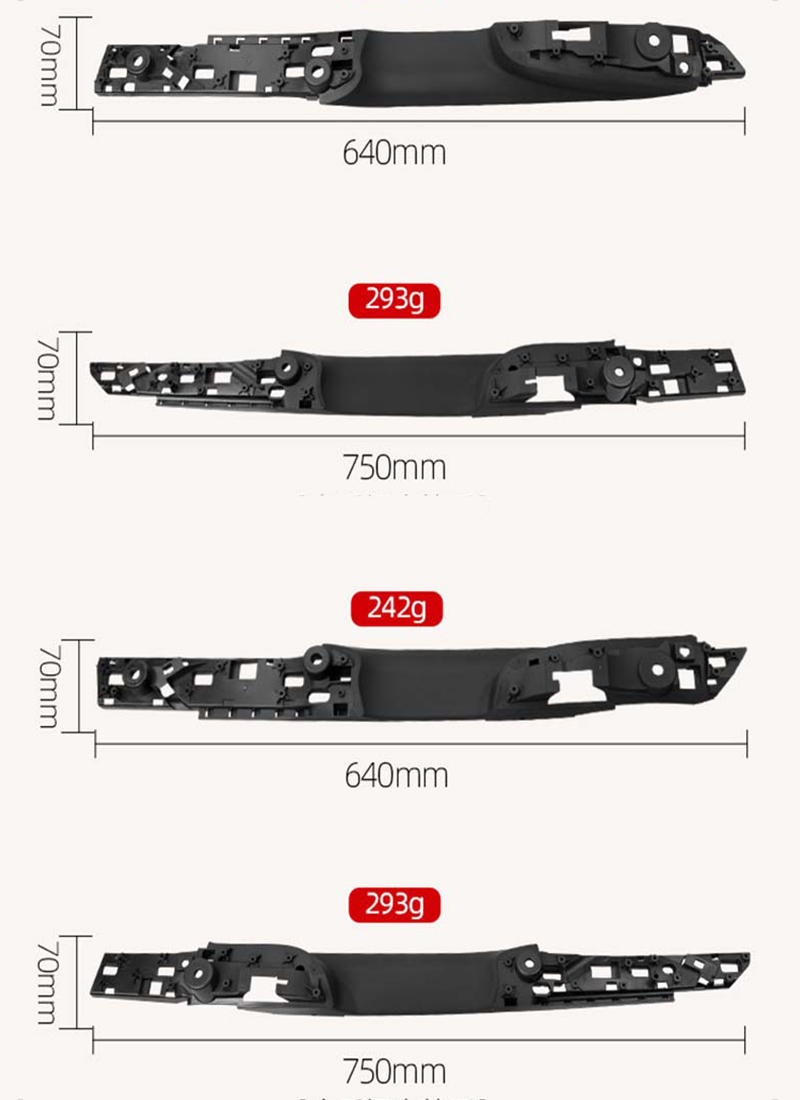 1Pcs Car Door Inner Armrest Handle Front Rear For BMW 7 Series 730 740 750 760 F02