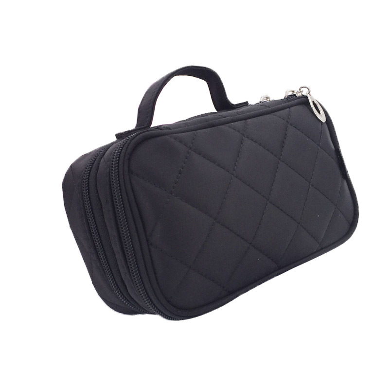Korean-style WOMEN'S Cosmetic Bag Wash Bag Nylon Waterproof Rhombus Makeup, Coffee 
Korean-style WOMEN'S Cosmetic Bag Wash Bag Nylon Waterproof Rhombus Makeup, Coffee