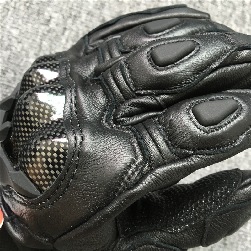Furygan AFS6 Classic Black White Winter Men039s Motorcycle Gloves Windproof Racing Leather Guantes Carbon Protection Moto Glove