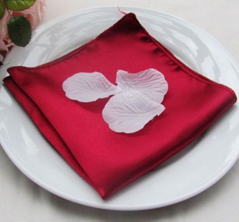 100pcs 45 x 45cm Satin Table Napkins Wedding Dinner Napkin Cloths Pocket Handkerchiefs For Home Hotel Party Banquet Decoration
100pcs 45 x 45cm Satin Table Napkins Wedding Dinner Napkin Cloths Pocket Handkerchiefs For Home Hotel Party Banquet Decoration