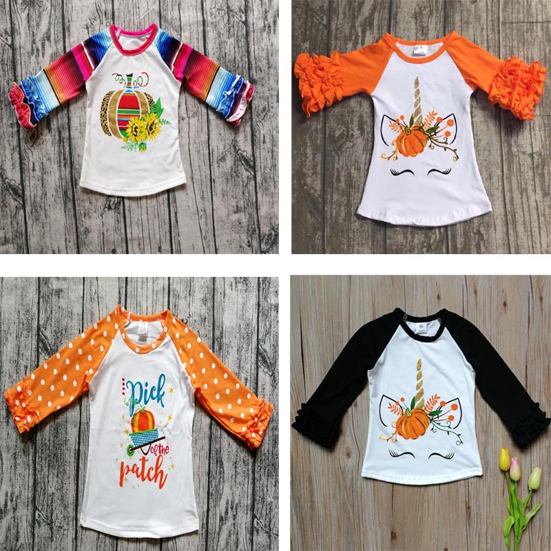 girl kids Halloween clothing long sleeved T shirt round collar Pumpkin Unicorn Design girl clothing shirt 95% cotton girl shirts, As picture
girl kids Halloween clothing long sleeved T shirt round collar Pumpkin Unicorn Design girl clothing shirt 95% cotton girl shirts, As picture