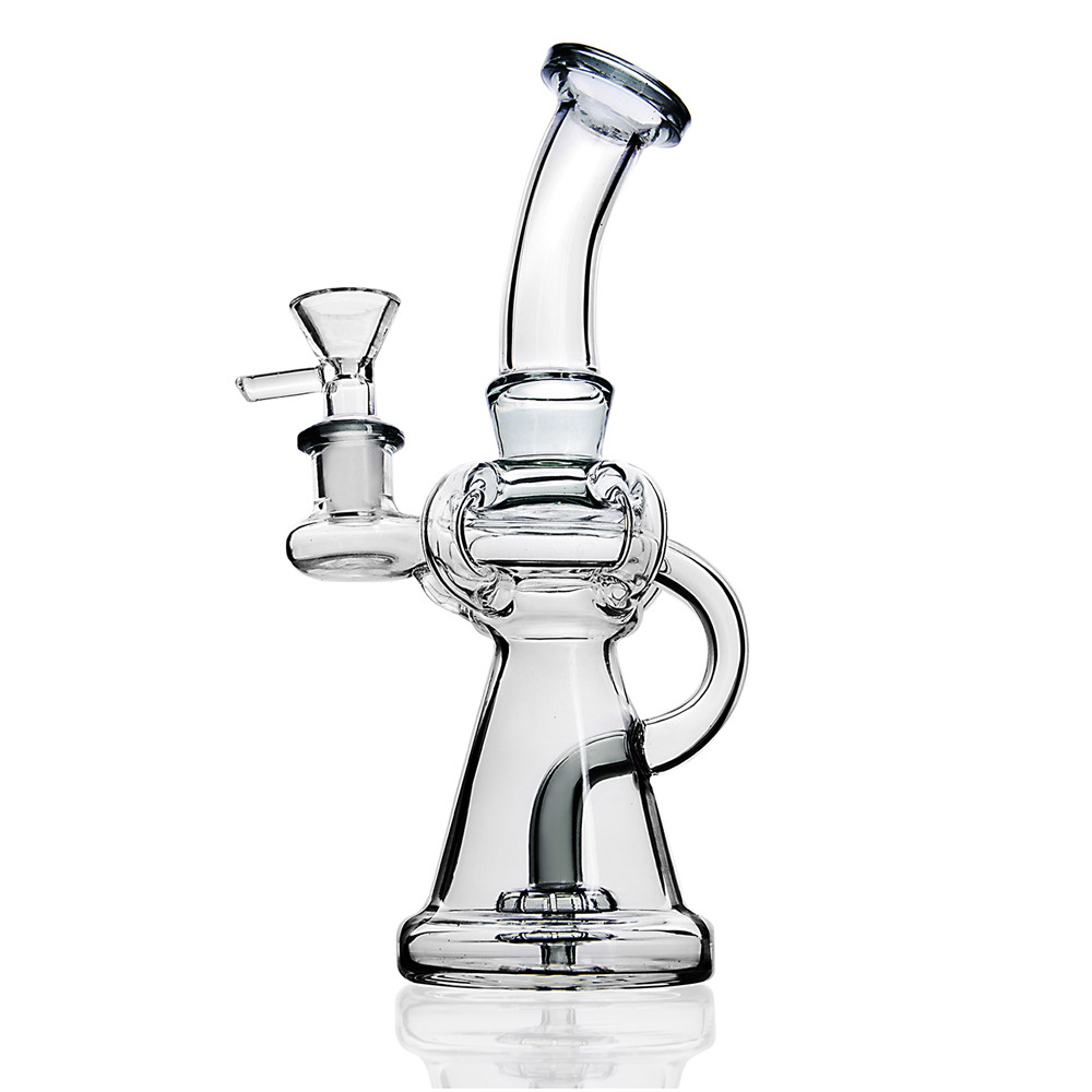 Gray bong Glass recycler water pipe dab oil rig hookah Rigs bubbler heady dabber hand made
Gray bong Glass recycler water pipe dab oil rig hookah Rigs bubbler heady dabber hand made