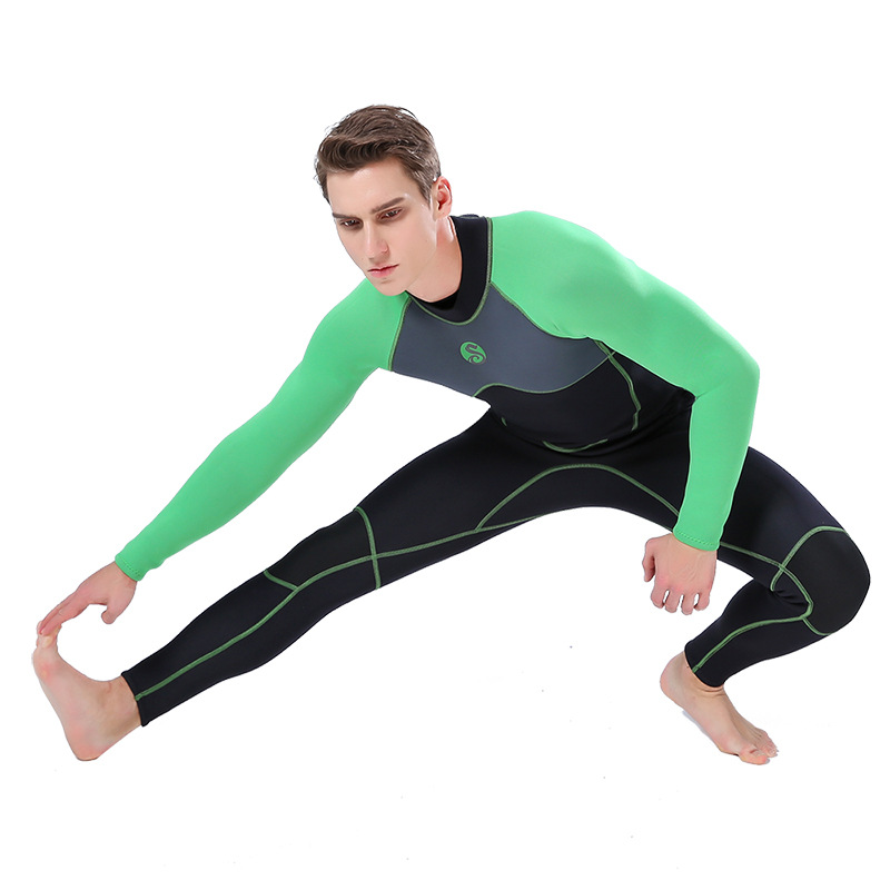 Men039s Thermal Wetsuits Full Suit 3mm Neoprene Adult039s Diving Swimming Snorkeling Surfing Scuba Flatlock Diving suit Warm