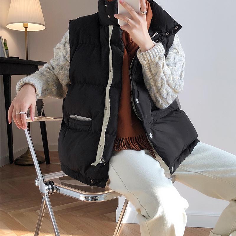 Deer Cotton Vest Keep Warm Thickening Sleeveless Cotton Urban Leisure Vest Waistcoat Loose All-match Coat ZX089, Black
Deer Cotton Vest Keep Warm Thickening Sleeveless Cotton Urban Leisure Vest Waistcoat Loose All-match Coat ZX089, Black
