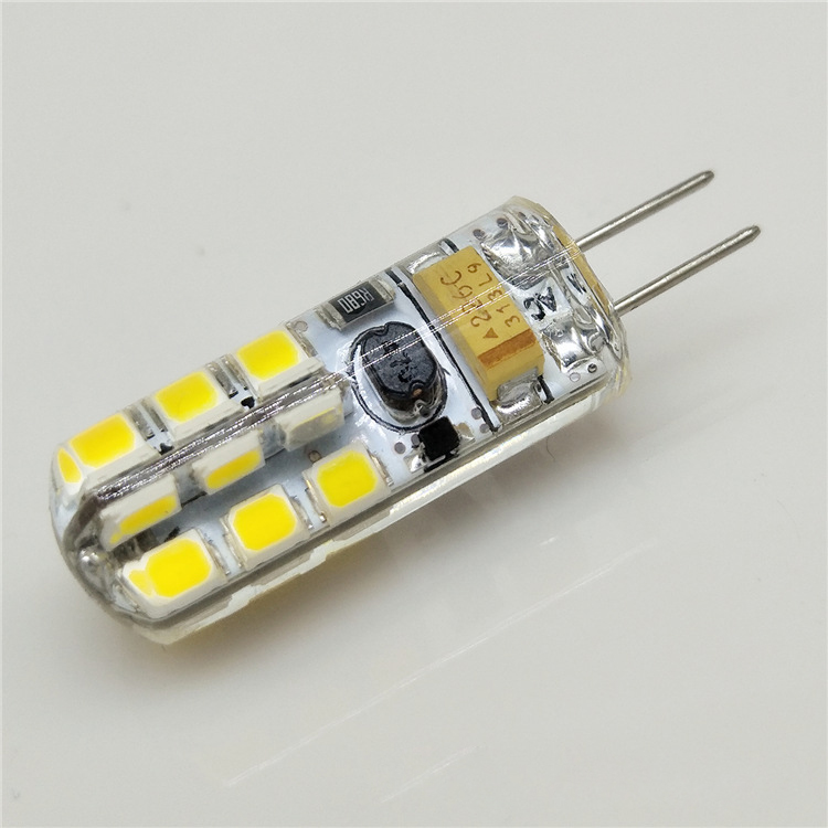 SMD 3014 G4 110V 4W 5W 6W LED Corn Crystal lamp light DC 12V / AC 220V LED Bulb Chandelier 24LED 32LED 48LED 64LEDs