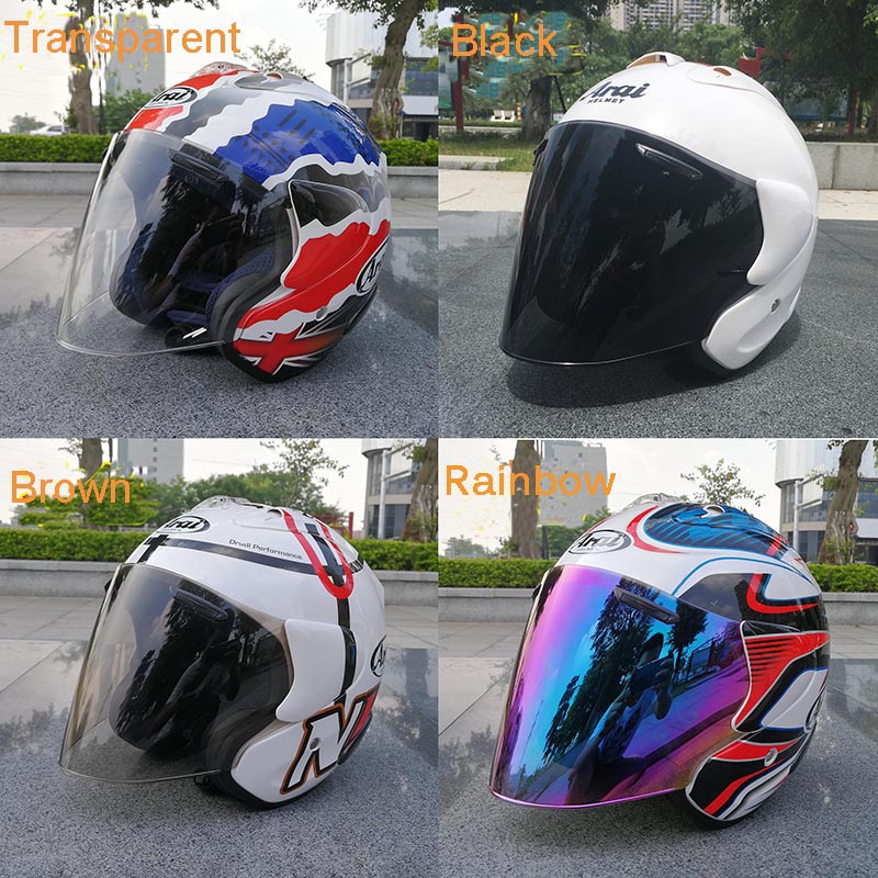 Motorcycle Half Helmet Visor Fitting For Arai Motorbike Helmets