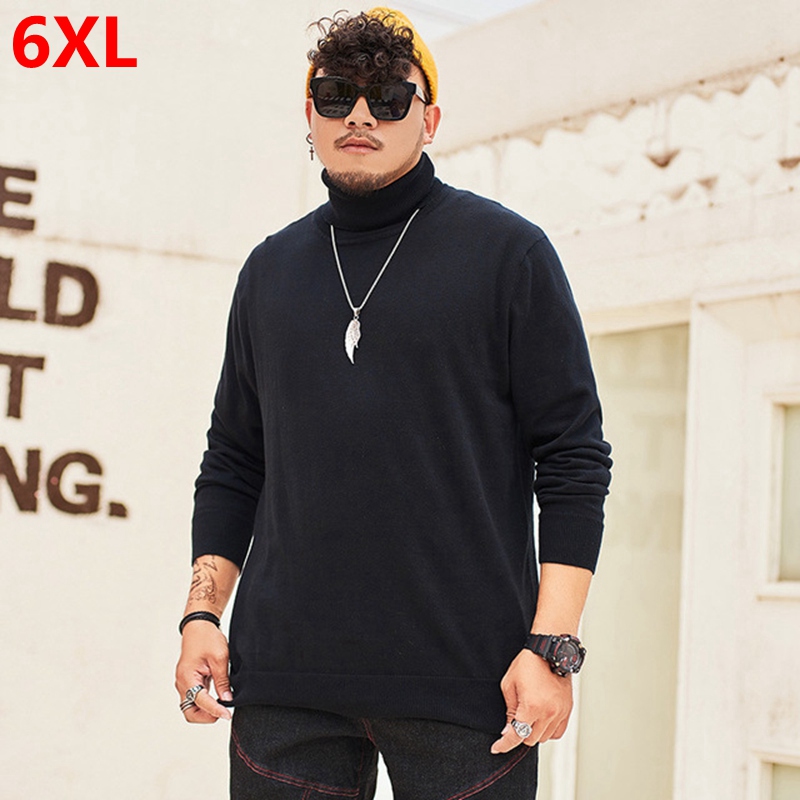Large size men's high collar sweater male autumn man turtleneck plus size solid color bottoming sweater 6XL, Black
Large size men's high collar sweater male autumn man turtleneck plus size solid color bottoming sweater 6XL, Black