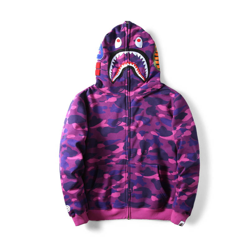 New Undefeated A Bathing A Ape 19Bape Men's Shark Jaw Camo Full Zipper Hoodie Sweats Coat Jacket, Black
New Undefeated A Bathing A Ape 19Bape Men's Shark Jaw Camo Full Zipper Hoodie Sweats Coat Jacket, Black