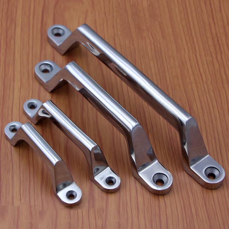 solid Stainless steel bow door handle industrial cabinet heavy equipment knob chassis case pull toolbox hardware