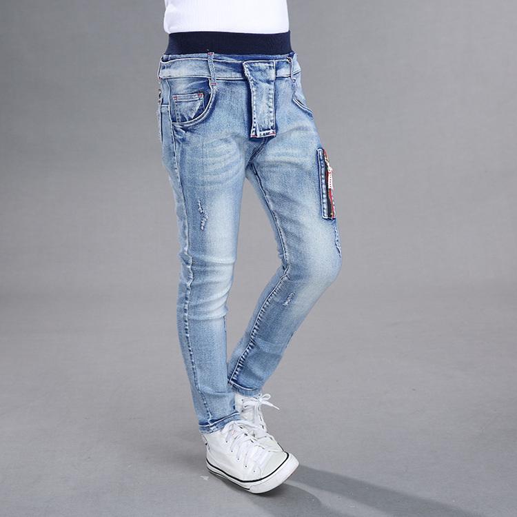 Kids boys spring autumn 2020 jeans big boy trousers fashion pants boys teen children casual for boys denim long pants, Sky blue
Kids boys spring autumn 2020 jeans big boy trousers fashion pants boys teen children casual for boys denim long pants, Sky blue
