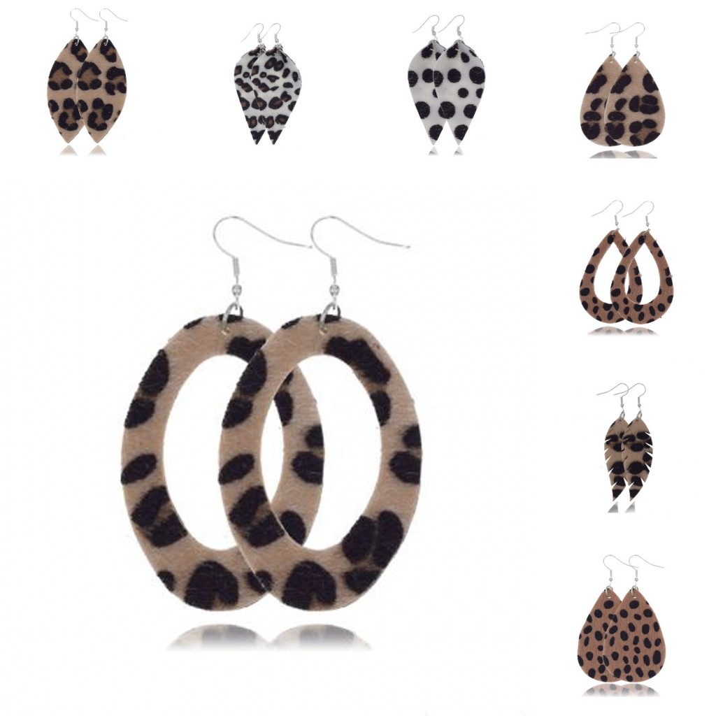 10 Styles Leather Teardrop Earrings Petal Leaf Leopard Drop Dangle Earring for Women Girls Gifts Charm Pendant Kimter-M348Y F
10 Styles Leather Teardrop Earrings Petal Leaf Leopard Drop Dangle Earring for Women Girls Gifts Charm Pendant Kimter-M348Y F