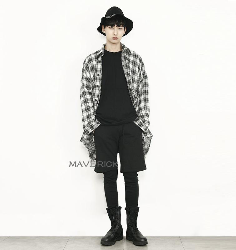 27-44 New 2019 Men's Hair Stylist fashion hip hop Fake two pieces Double deck knitted fabric casual pants plus size costumes, Black
27-44 New 2019 Men's Hair Stylist fashion hip hop Fake two pieces Double deck knitted fabric casual pants plus size costumes, Black