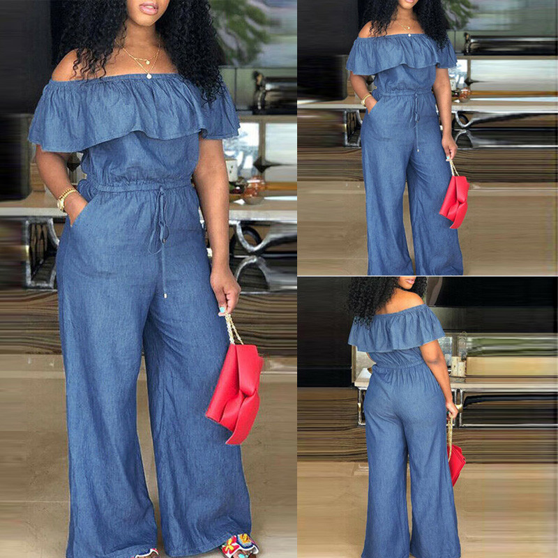 Women Off Shoulder Denim Jeans Look Long Party Club Playsuits Jumpsuits Off Shoulder Denim Jeans Look Long Party Club Playsuits
Women Off Shoulder Denim Jeans Look Long Party Club Playsuits Jumpsuits Off Shoulder Denim Jeans Look Long Party Club Playsuits