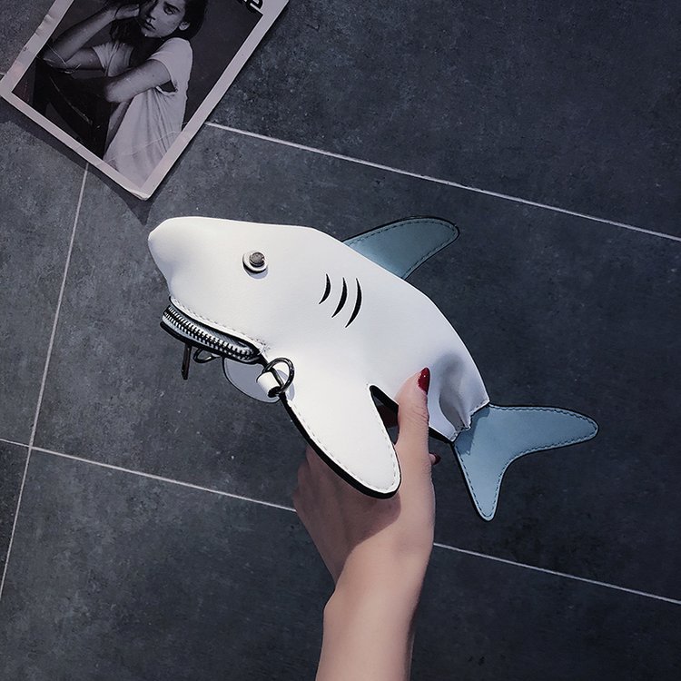 HBP Shark Shape Personality Gift Shoulder Bag Unicorn Handbag Ladies Purse Cartoon Crossbody Messenger Bag 4 colors, Blue
HBP Shark Shape Personality Gift Shoulder Bag Unicorn Handbag Ladies Purse Cartoon Crossbody Messenger Bag 4 colors, Blue