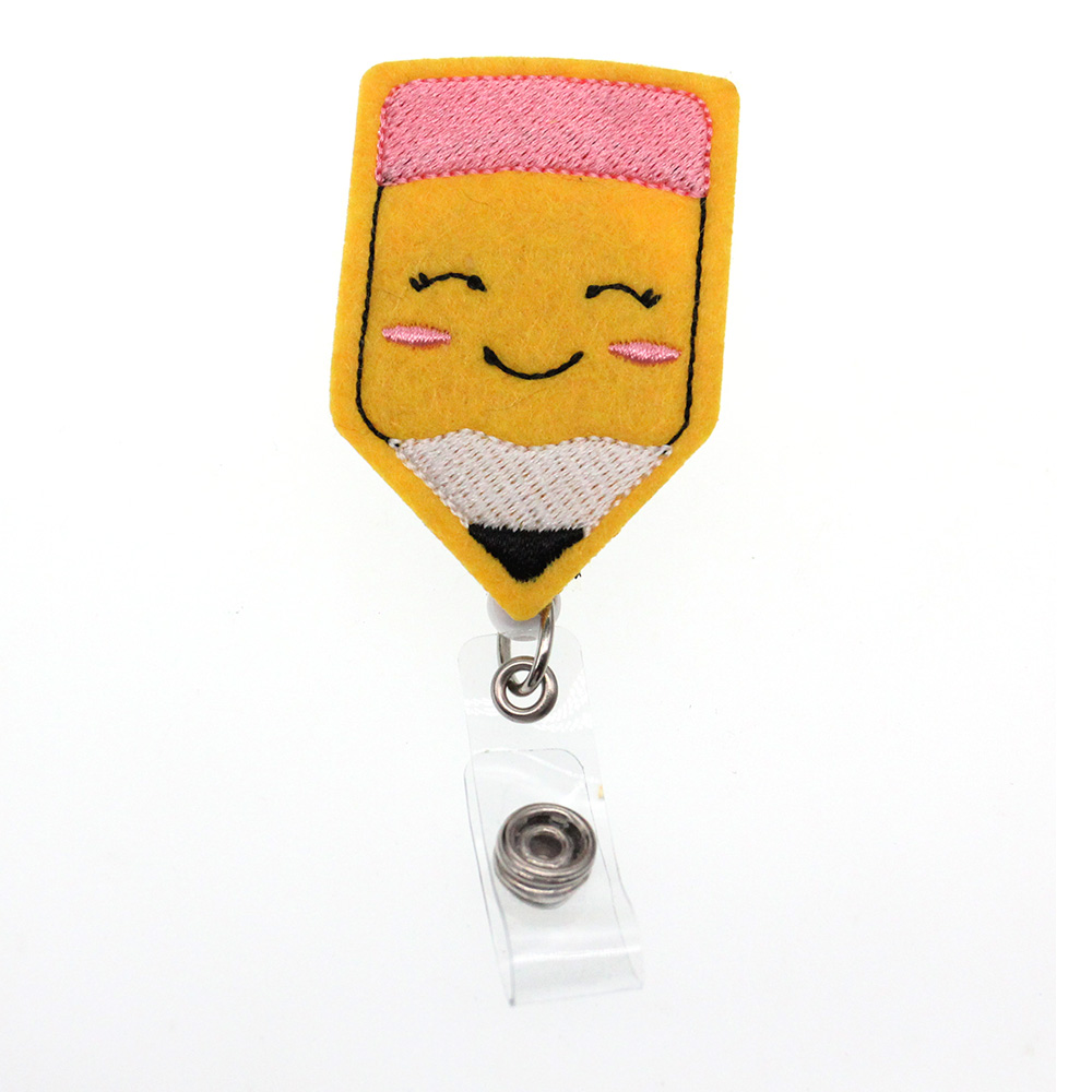 10pcs/lot Cute Pencil School Nurse Teacher Retractable Badge Reel Lanyards Felt School ID Badge Holder
10pcs/lot Cute Pencil School Nurse Teacher Retractable Badge Reel Lanyards Felt School ID Badge Holder