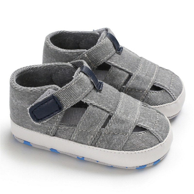 Summer Fashion Baby Sandals Toddler Infant Hollow Soft Crib Sole Canvas Shoes Little Boys Kids Prewalker First Sandals Clogs1, Gray
Summer Fashion Baby Sandals Toddler Infant Hollow Soft Crib Sole Canvas Shoes Little Boys Kids Prewalker First Sandals Clogs1, Gray