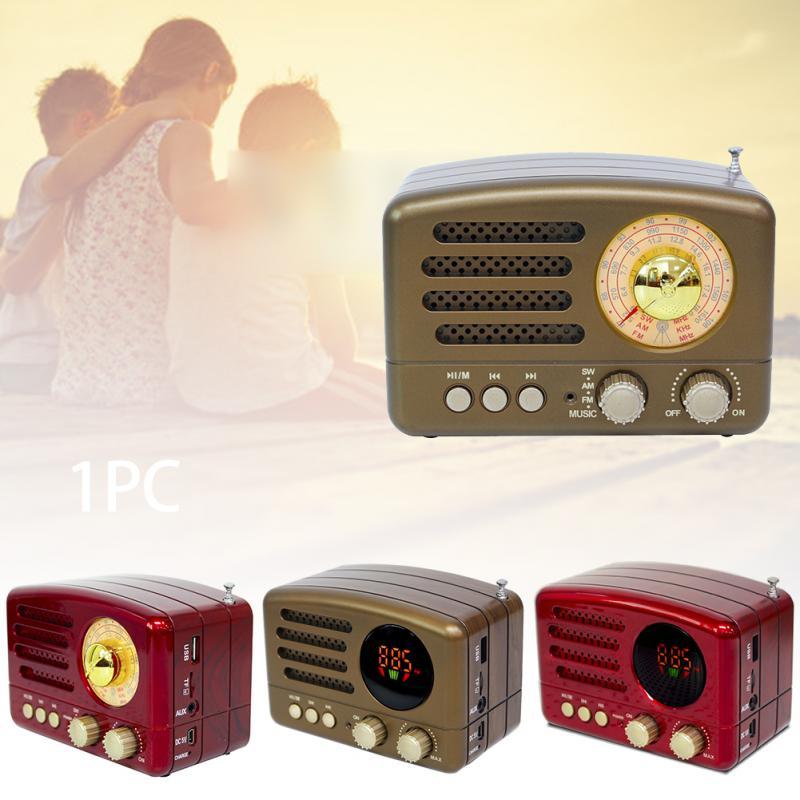 Good M-161BT Potable Retro Radio Wireless bluetooth HIFI Speaker Stereo Headset FM AM SW USB AUX TF Card MP3 Multimedia Classical Receiver
Good M-161BT Potable Retro Radio Wireless bluetooth HIFI Speaker Stereo Headset FM AM SW USB AUX TF Card MP3 Multimedia Classical Receiver