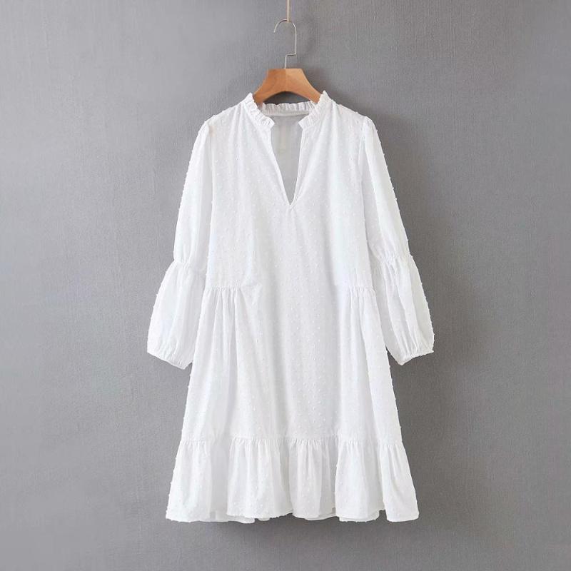 2020 women elegant v neck dots stitching casual pleats chiffon dress female agaric lace three quarter sleeve chic dresses DS3865, As pic ds3865xqb
2020 women elegant v neck dots stitching casual pleats chiffon dress female agaric lace three quarter sleeve chic dresses DS3865, As pic ds3865xqb
