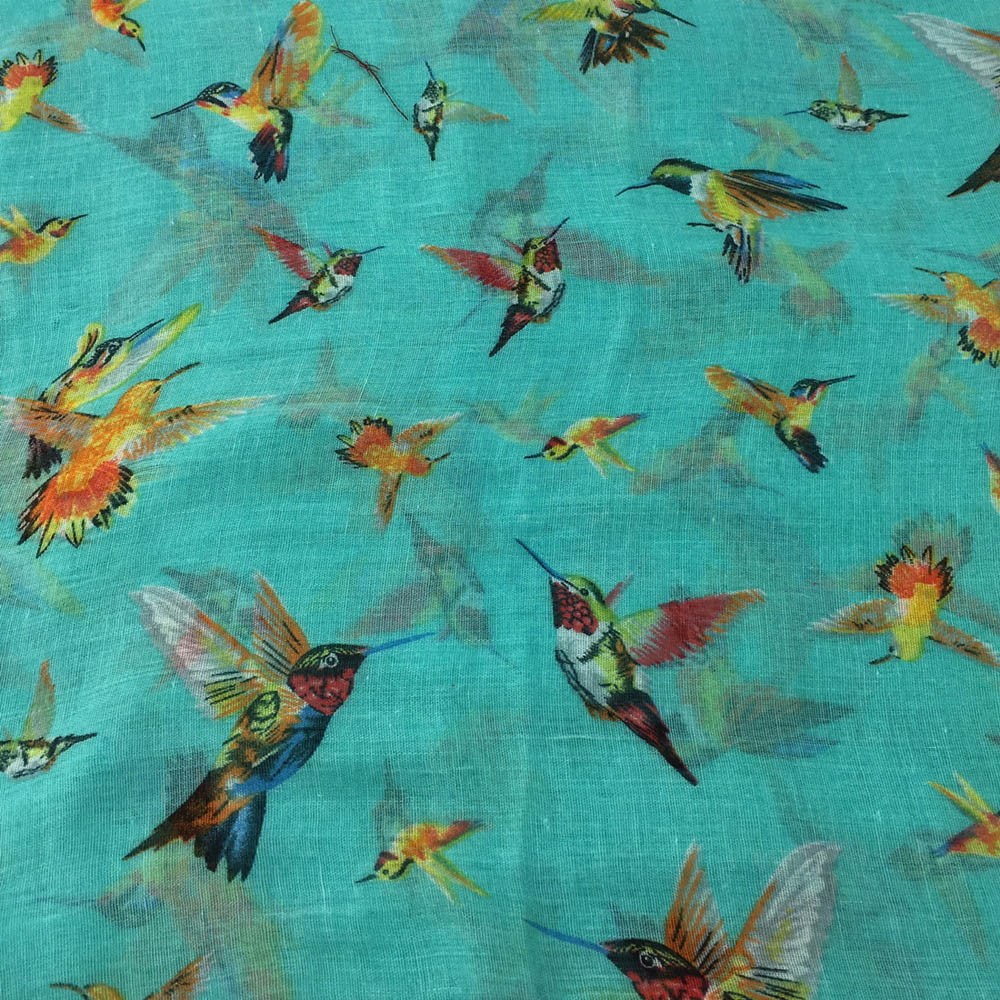Women Printing Long Soft Paris Yarn Scarf Wrap Shawl Stole Scarves Paris yarn Lark birds print Wai sjaal vrouwen