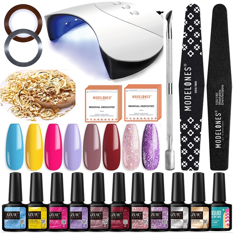Beauty 18Pcs 36W Nail Lamp Soak Off Gel Polish Set Long Lasting Glitter Gel Lacquer Manciure Set Semi Permanent Polish
Beauty 18Pcs 36W Nail Lamp Soak Off Gel Polish Set Long Lasting Glitter Gel Lacquer Manciure Set Semi Permanent Polish