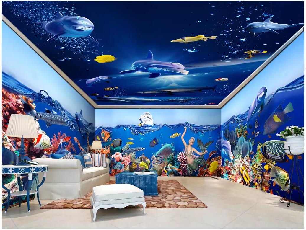 custom photo 3d wallpaper sea Mermaid dolphin coral fish Whole house background wall home decor 3d wall murals wallpaper for walls 3 d, Non-woven wallpaper
custom photo 3d wallpaper sea Mermaid dolphin coral fish Whole house background wall home decor 3d wall murals wallpaper for walls 3 d, Non-woven wallpaper