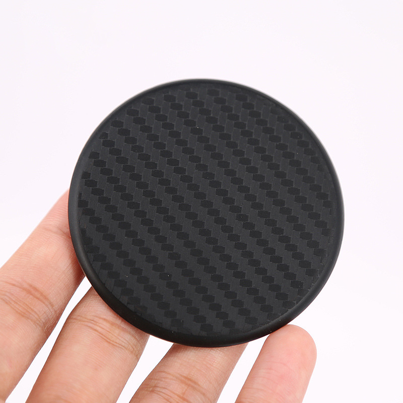 Cuscino Per Acqua Nera Creative Creative Anti-Skid Pad Multi- Functional Cup Bat Pad Pad Pad Simple Circular Quadrato Pad Car Decor Accessori Access-image