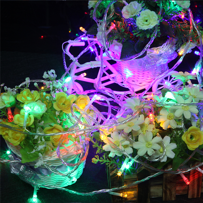 LED String Lights Christmas Fairy Lights 10M 80LEDs Battery Operated Waterproof Christmas Lighting for Party Bedroom Indoor Outdoor