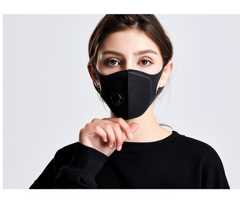 Face Mask Dust Mask Anti Pollution Masks PM2.5 Activated Carbon Filter Insert Can Be Washed