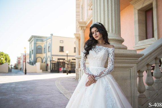 Lace with Corset Off The Shoulder A e Sweep Train Appliques Long Sleeve Wedding Dress Cheap Country Bridal Gowns