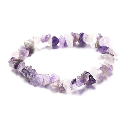 New Style 7 Chakra Natural Stone Gravel Bracelet Stone Bracelet For Woman Man Couple Bracelet Irregular Beads Healing Charm Necklaces