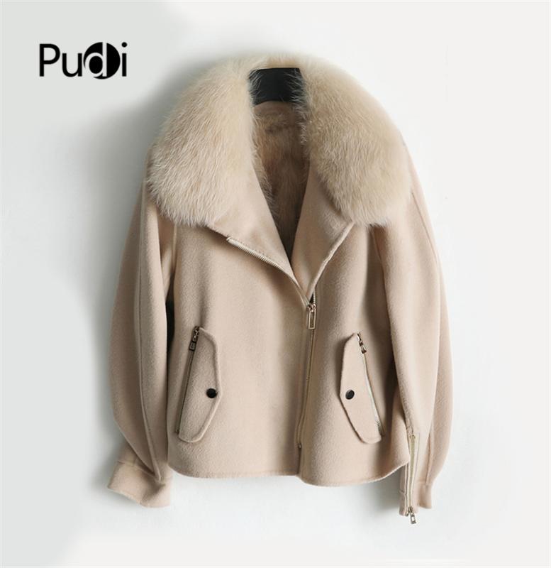ZY320 Women real wool jacket lady fur lining collar coat Winter wool parka trench, Beige
ZY320 Women real wool jacket lady fur lining collar coat Winter wool parka trench, Beige